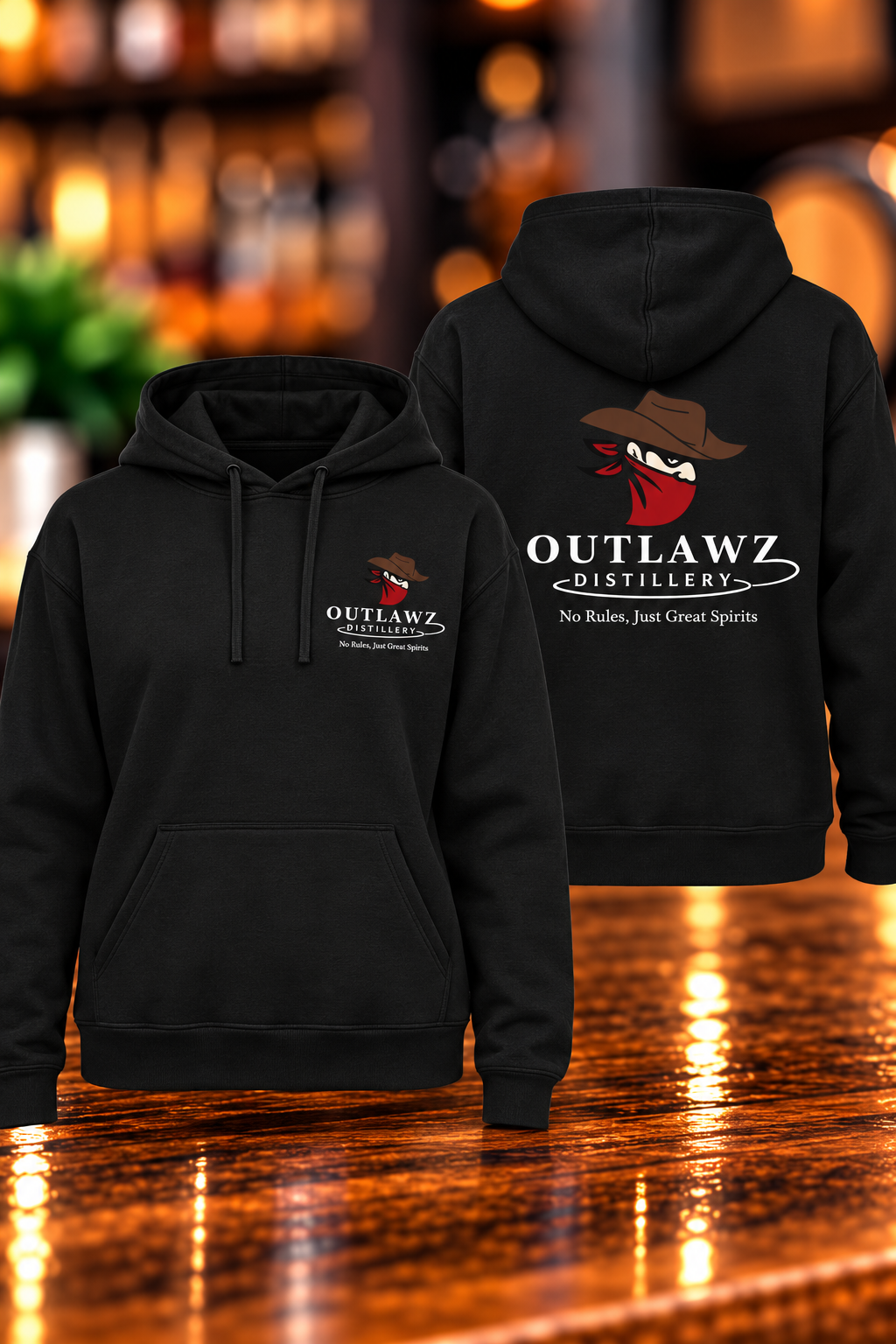 Hoodie Sweatshirt (Black)